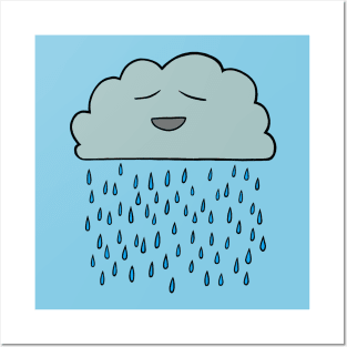 Relieved Rain Cloud Posters and Art